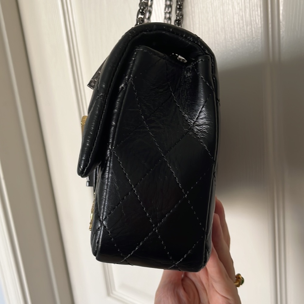 Genuine Leather Fashion Bag Black - Picture 8 of 8
